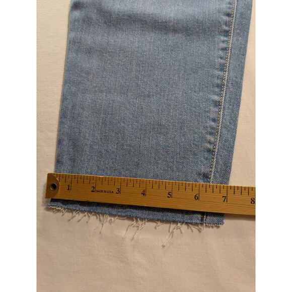 Old Navy Jeans Women 18 light wash Curvy High-Waist OG Straight Ankle Jeans NWT - Picture 9 of 11